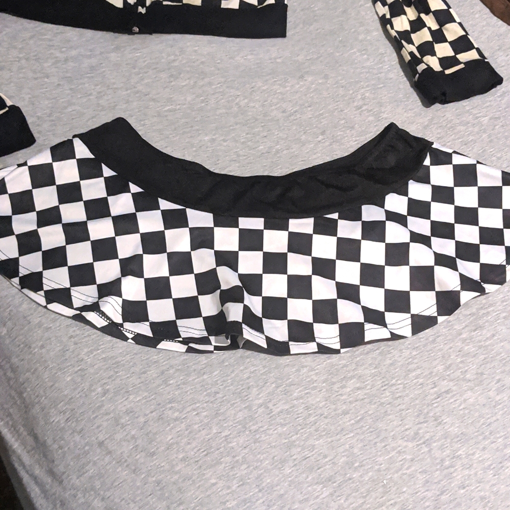 Micro mini skirt cheap thrills checkered
